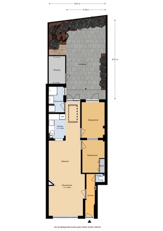 Floorplan - Albatrosstraat 27, 3582 ET Utrecht